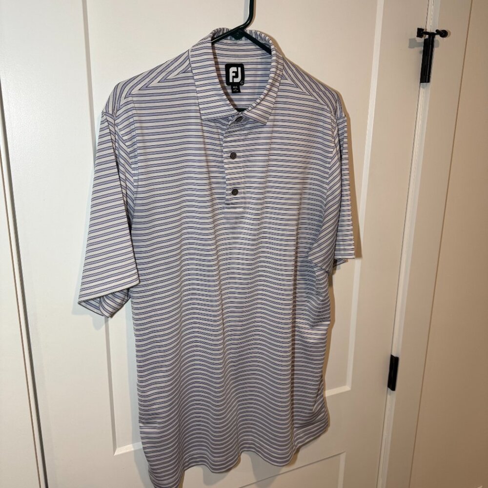 Footjoy Performance Stretchy Golf Polo. Lightweight, breathable, size L. - Picture 3 of 6